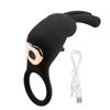 10 Speeds Clitoris Stimulation Massager Vibrator Sex Toy for Men Couple Delay Ejaculation Penis Ring Vibrating Cock Rings