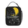 Mortal Kombat Scorpion Serious Ninja Insulated Lunch Bags High Capacity Lunch Container Cooler Bag Tote Lunch Box Bento Pouch