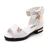 Girls' Summer Princess Sandals 2025 - Korean Style Roman Soft Sole for Middle & Big Kids