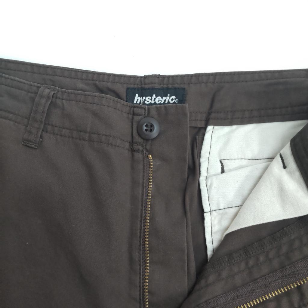 HYSTERIC Cargo Pants [Men Free/73cm Inseam/Brown] Japan Made(USED)