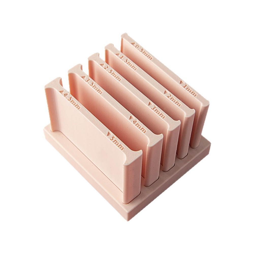 Precision Clay Extruder Tool Set - Measuring Roller with Guides for Polymer Clay Strip Making