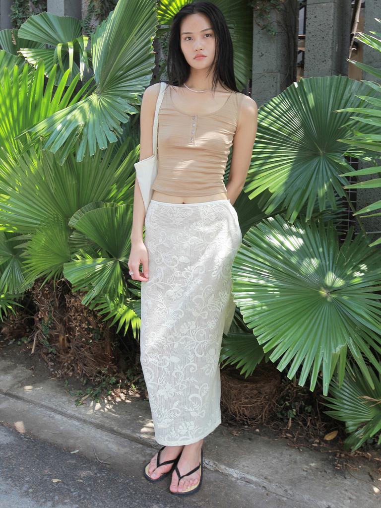 Nuanu Alys Skirt_Beige