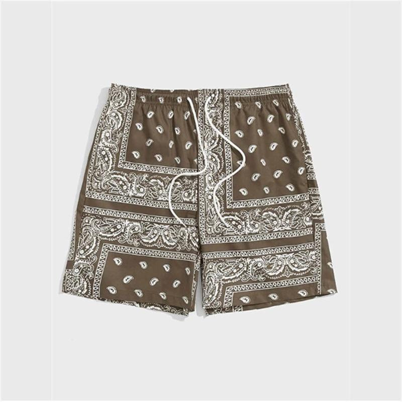Pantaloncini da Spiaggia Estivi da Uomo Leggeri Traspiranti Stampati in 3D Costumi da Bagno Casual Estivi per Attività all'Aperto