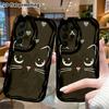 Phone Case: 2D Flat Samsung Galaxy A34 A35 M05 M06 S20 S22 S21 FE Plus 5G Protective Case, Simple Little Black Cat, Perfect Christmas and Halloween Ho