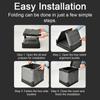 Car Travel Portable Emergency Toilet Outdoor Folding Camping Toilet with Cover for Camping Hiking Boat Road Trips Beach