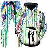 Colorful Abstract Mandala 3D Print Hoodies Pants Set Men's Sweatshirts Sweatpants Two Piece Suits Outdoor Tracksuit Man Clothing