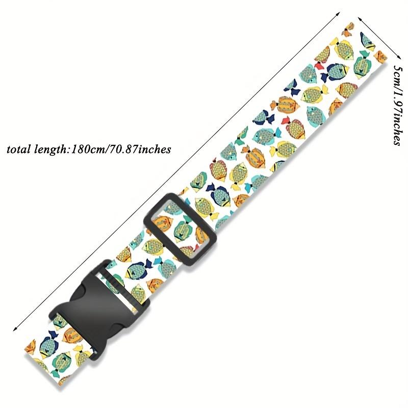 1PC Adjustable Luggage Strap with Buckle and Fixed Straps for Travel Trolley Case Packaging Rope