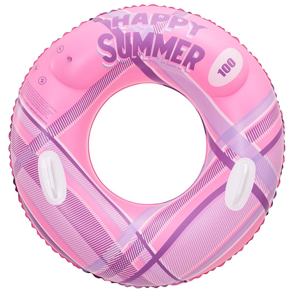 Xiaolv Inflatable Swimming Ring with Handle: Thickened Double Airbag for Adults