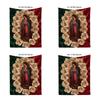 Virgin Mary Blanket with Flowers Christian Blanket Catholic Gifts for Women for Bedroom Couch Travel Home Decor