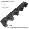 Pool Cue Holder Portable Weighted Professional Billiard Cue Holder Pool Table Accessories Holds 5 Cues Cue Stick Holder Cue Rest