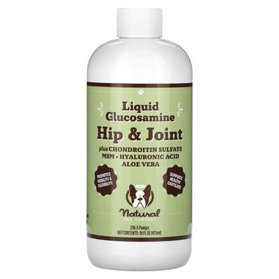 Tekutá Glukozamín, Bedrá a Kĺby, Psy, 473 ml (16 fl oz)