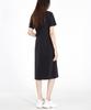 Row To Row Wrd023 Fine Cotton Pocket Dress (Deep Black)