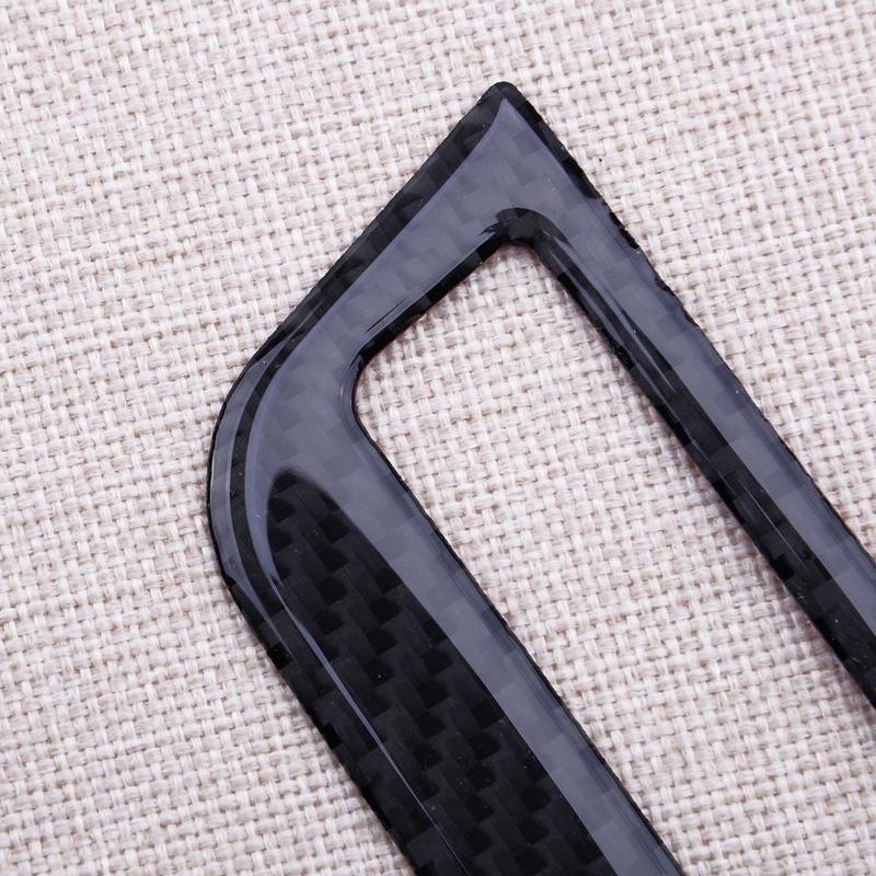 Carbon Fiber Console CD Panel Decorative Trim Cover Set Fit For Mercedes Benz A B GLA CLA Class