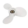 3-Blatt Aluminiumlegierung Propeller Ersatz Außenbordmotor Propeller für 4 5 6 8 PS Takt