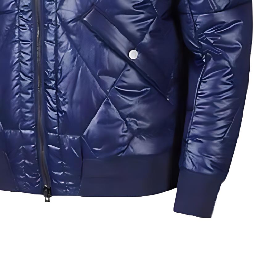 Jordan Fashionable Simple Warm Cotton Jacket Men Jackets Dark-Blue AH9052-410