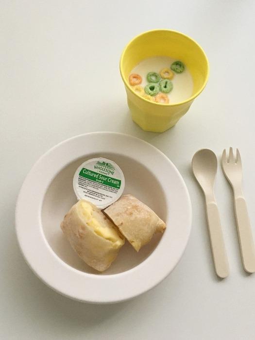 Elegante Tischplatte Heyday tiefer Teller (3-Farben-Joghurtkugel-Müsli-Diät)