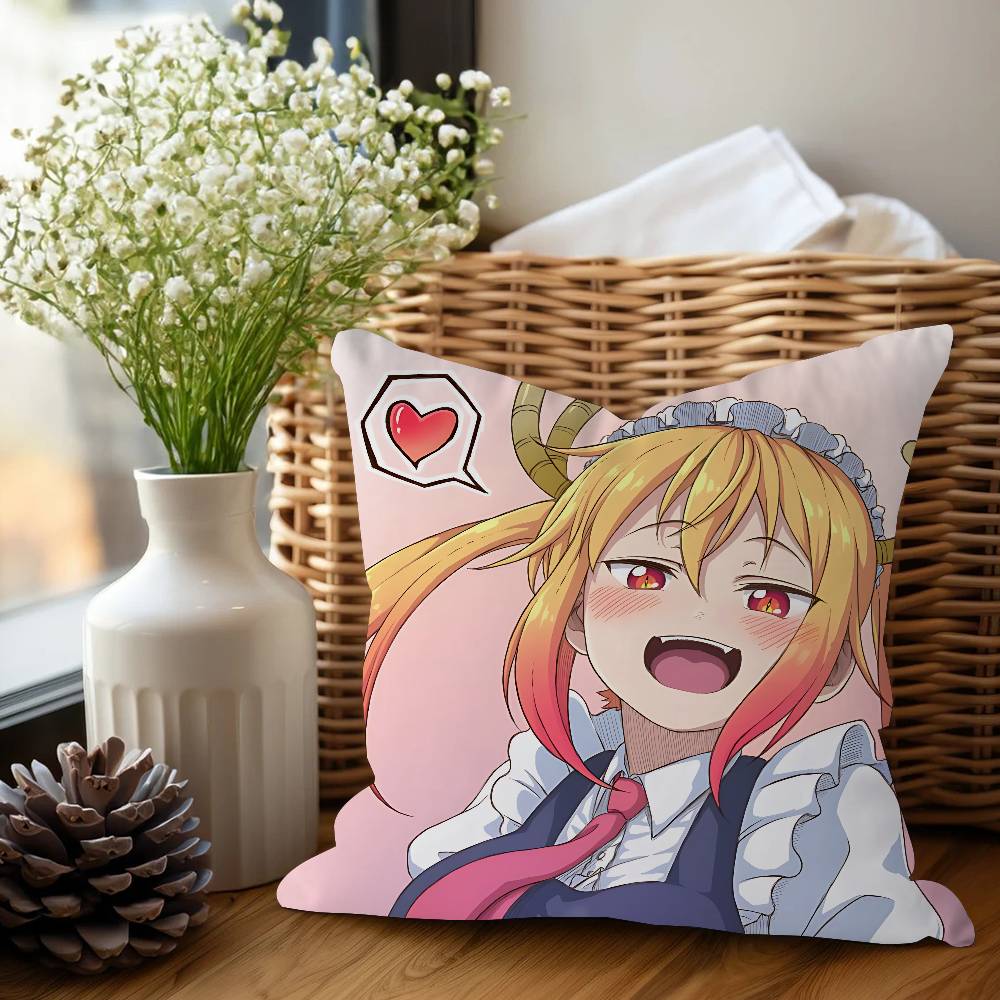 Miss Kobayashi's D-Dragon Maid Pillowcases Home Bedding Decorative Pillow Cover Wedding Super Soft Pillow Case