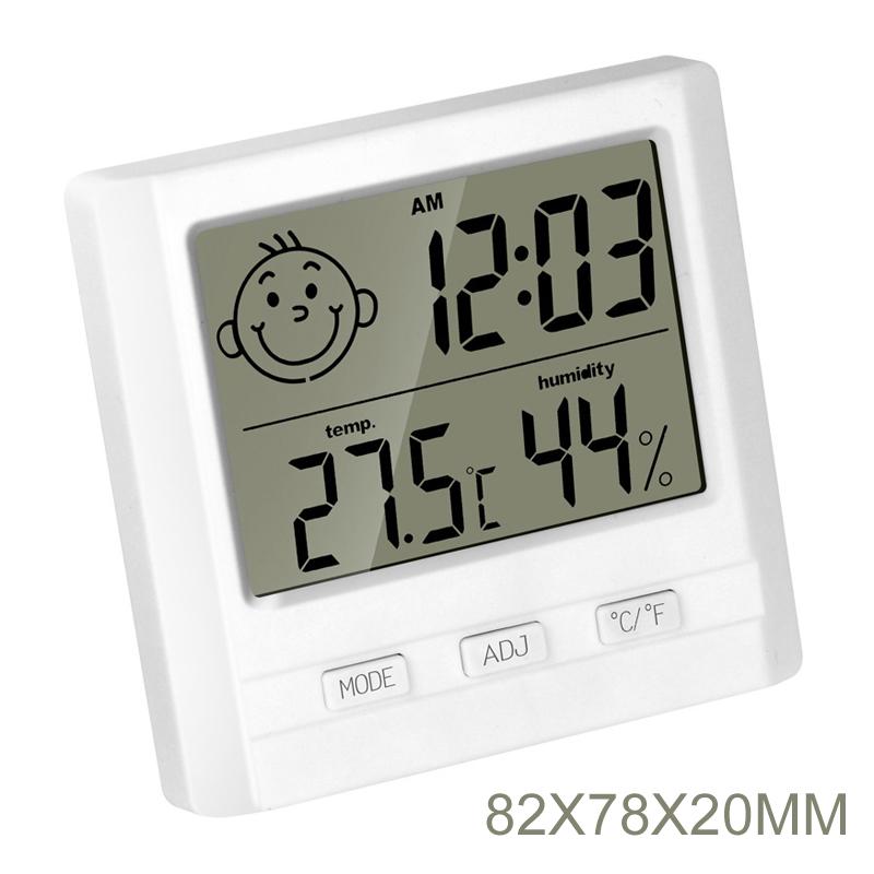 

Pdtoweb Новый цифровой термометр-гигрометр для дома, детской комнаты, влажности, белый
