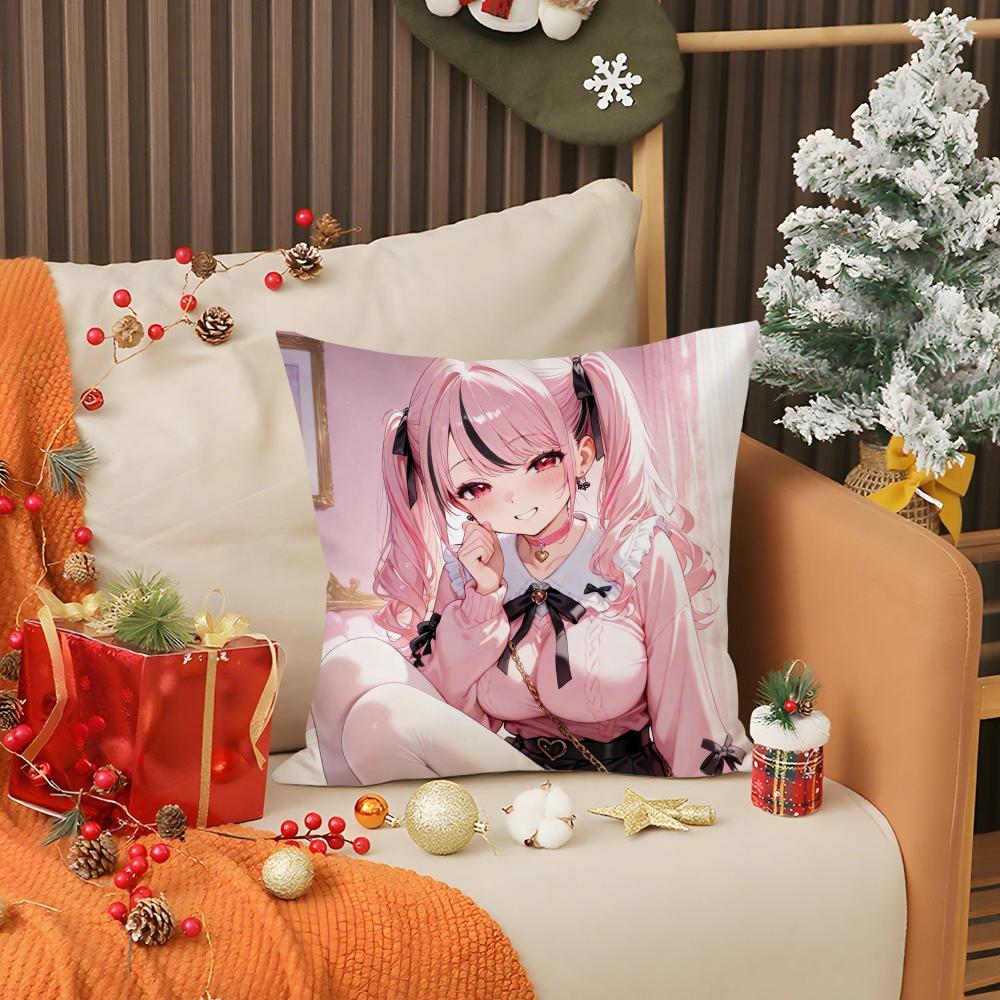 Chocola Nekopara Anime Pillow Case Double Sided Comfort Pillow Cover Fit Car Sofa Bedroom & Other Scenes