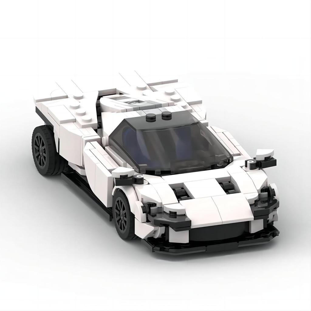 Building Block MOC Toy 8-block Car Supercar Daytona SP3 Assembled Toy Model