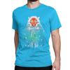 Vintage River Flows In You T Shirt For Men Pure Cotton T Shirts Princess Mononoke Ghibli