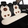 Siamese Cat Cartoon Plush Car Seat Cushion for Nissan N6/Tiida/Sylphy/N7/Tanlu/Qashqai