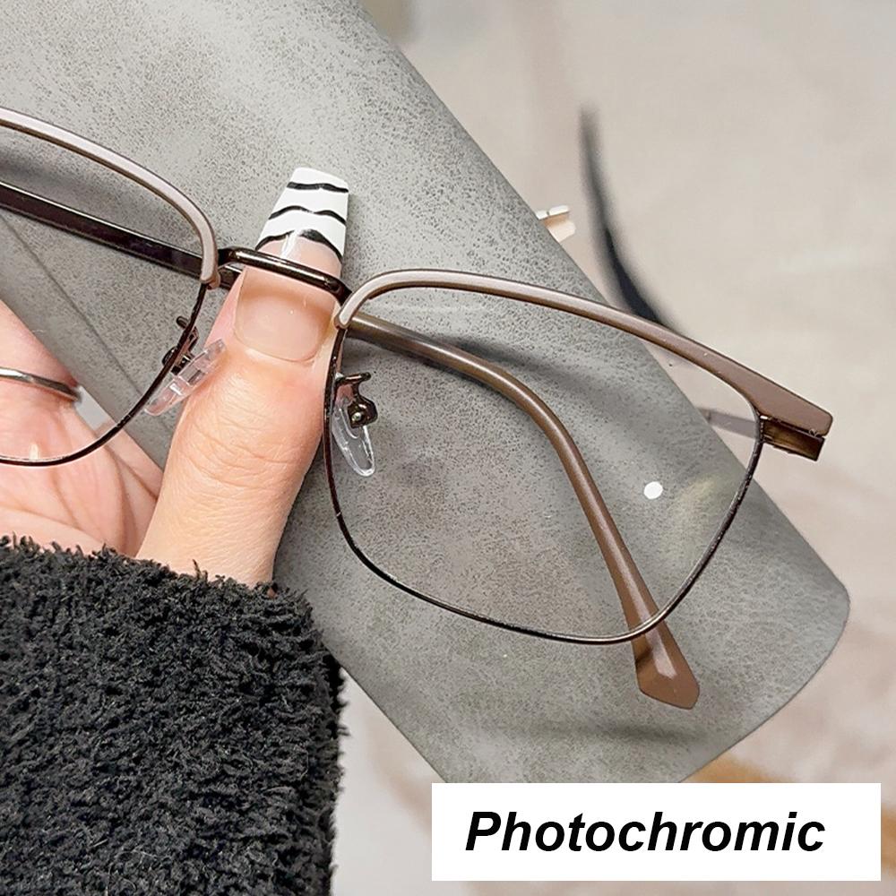 Discoloration Glasses Color Changing Optical Glasses Frame Ultra Light Eyeglasses High Quality Photochromic Eyeglasses For