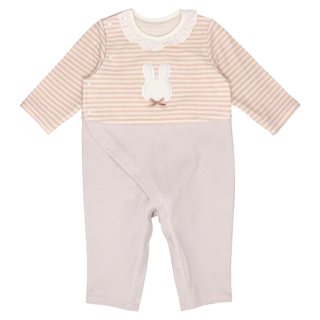Coveralls Border Rabbit 80 Made in Japan [Baby Castle]