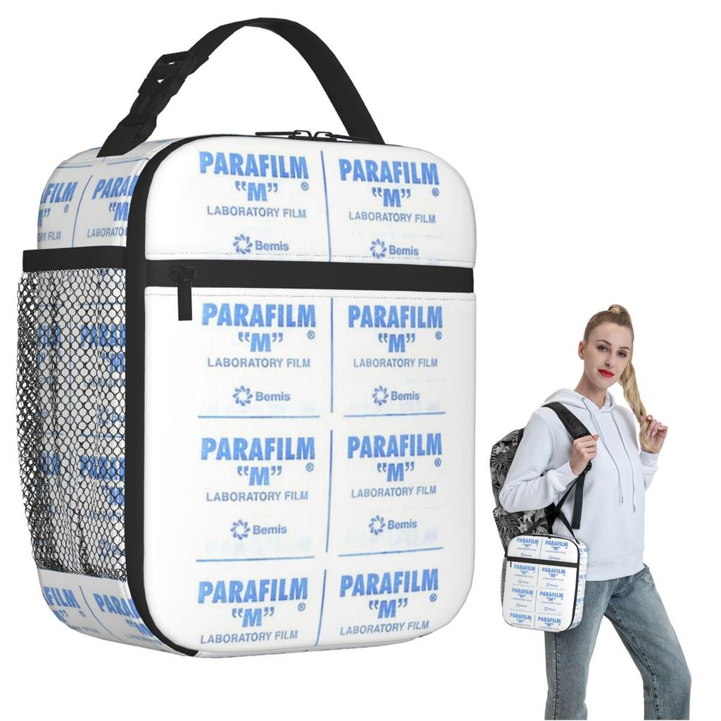 Parafilm Is A Lifesaver Insulated Lunch Bag for Women Kids Portable Food Boxes Thermal Lunch Box Tote