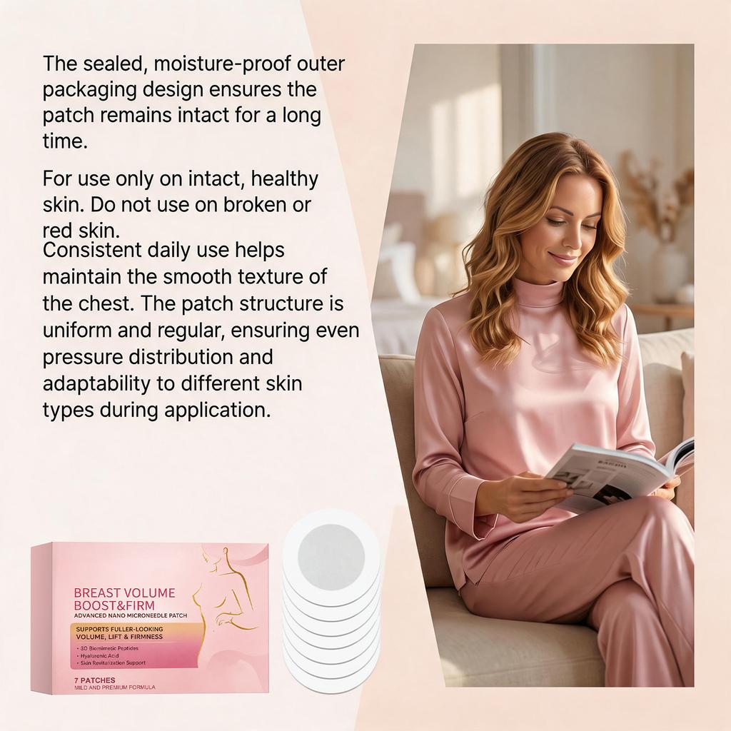 Patch per Cura del Seno Formula Delicata Sottili Traspiranti Idratanti Nutrienti Cura del Corpo Donna Patch per il Seno