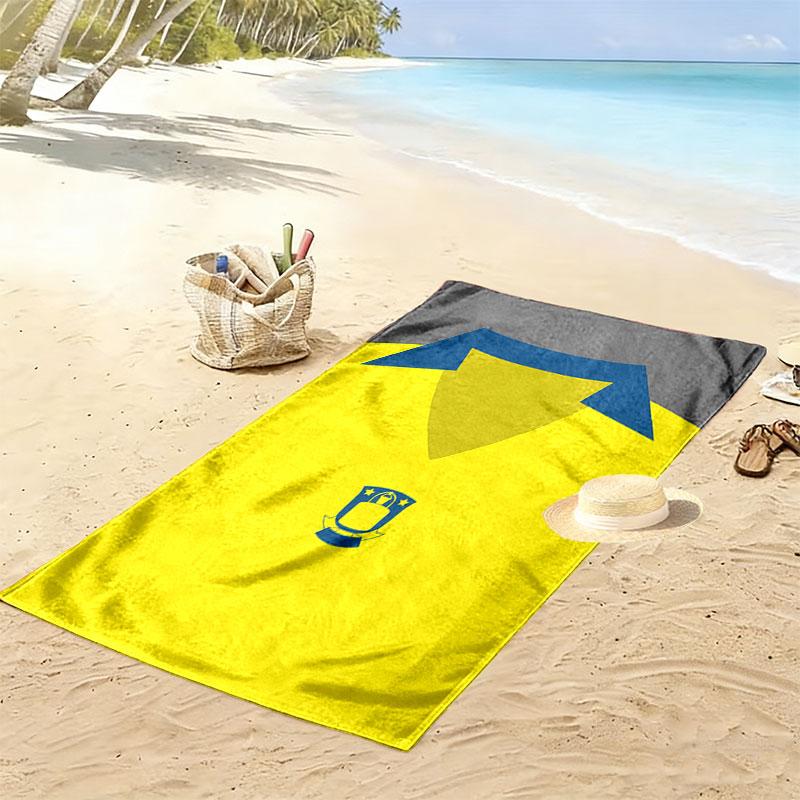 Brøndby IF LOGO Print Beach Towel, Large Soft Quick Dry Towel for Beach Camping Swimming
