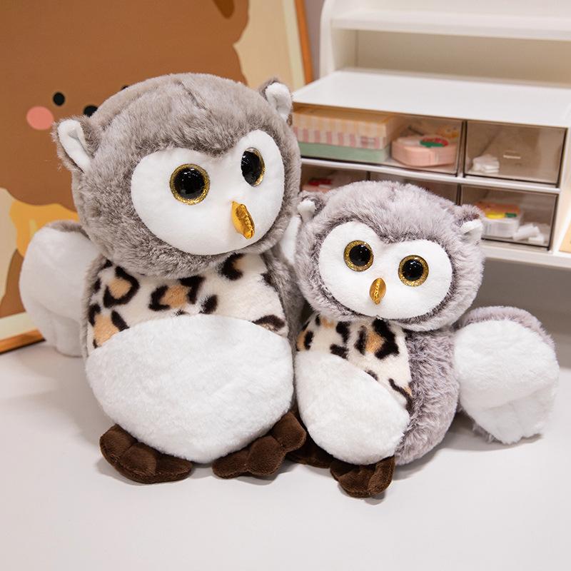 Cute Cute Owl Doll Plush Toy Little Owl Doll Children Soothing Doll Birthday Gift