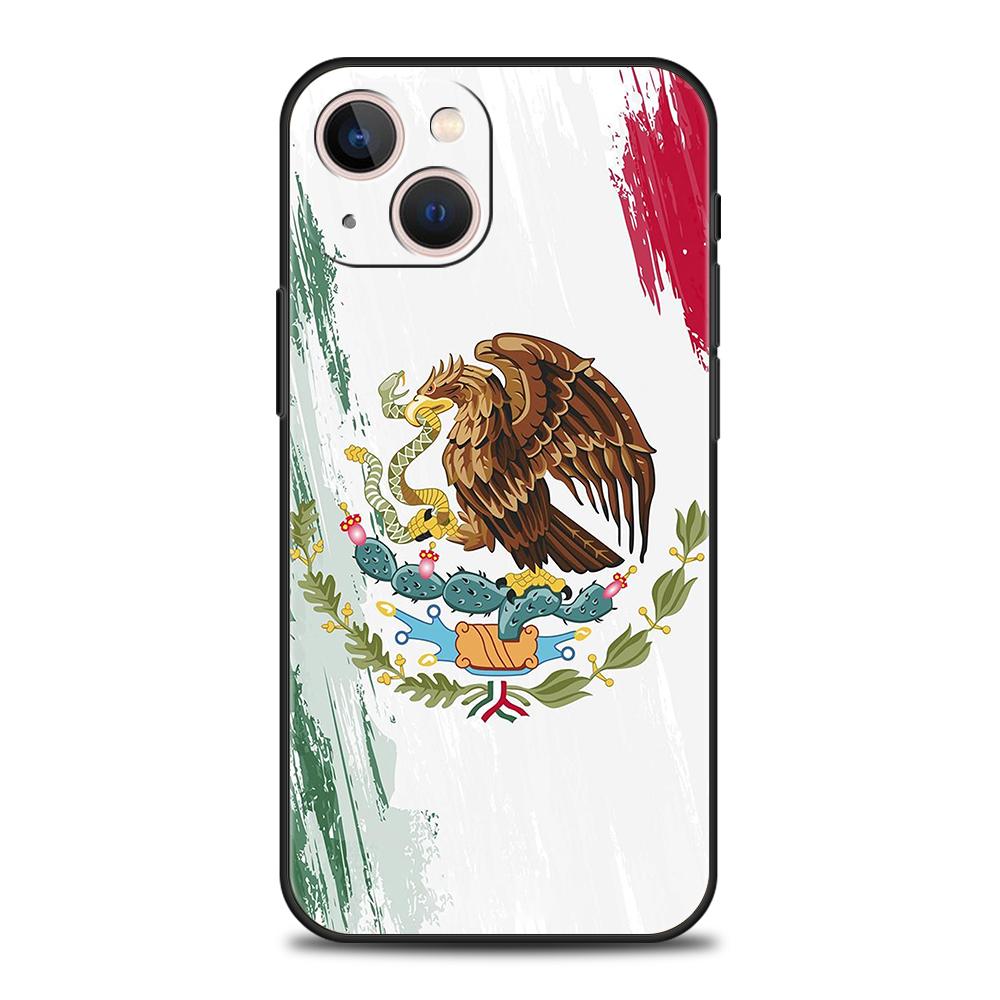 

Luxury TPU Soft Phone Case For iPhone 17 Air 16E 16 11 15 14 Pro MAX 12 13 7 8 Plus X XR XS SE 2022 Cover Mexico National flag iPhone 13 Pro