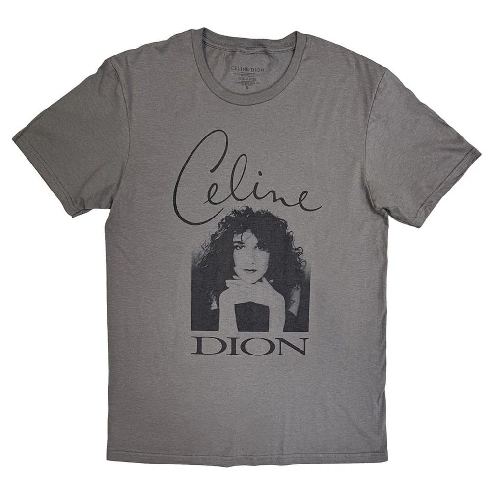 Rock Off offiziell lizenziert Produkte Celine Dion Foto T-Shirt Größe XL Grau