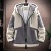Winter Men's Fashionable Loose Lambskin Cotton Jacket