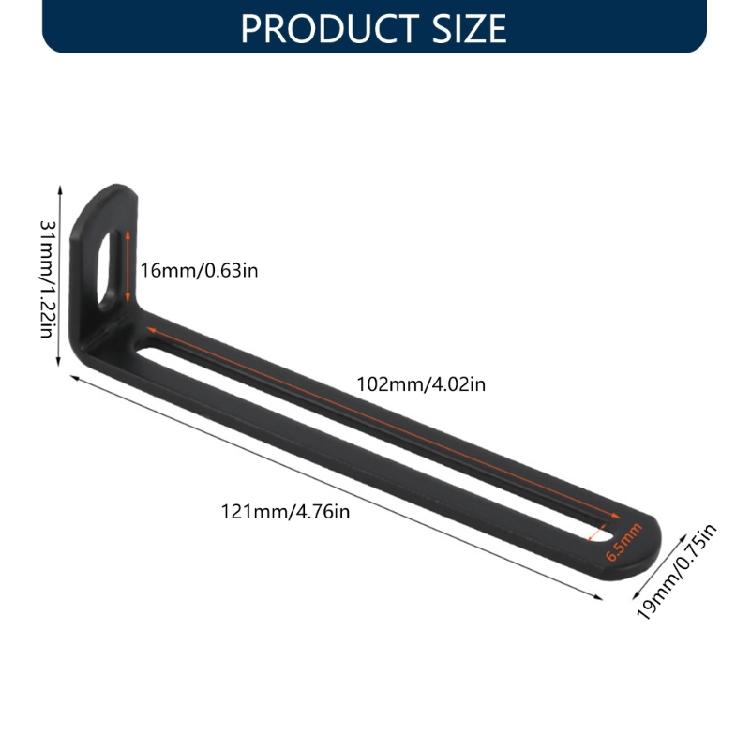 Professional Grade 90 Degree Double Slot Brackets for Structural Support In Renovations Projects