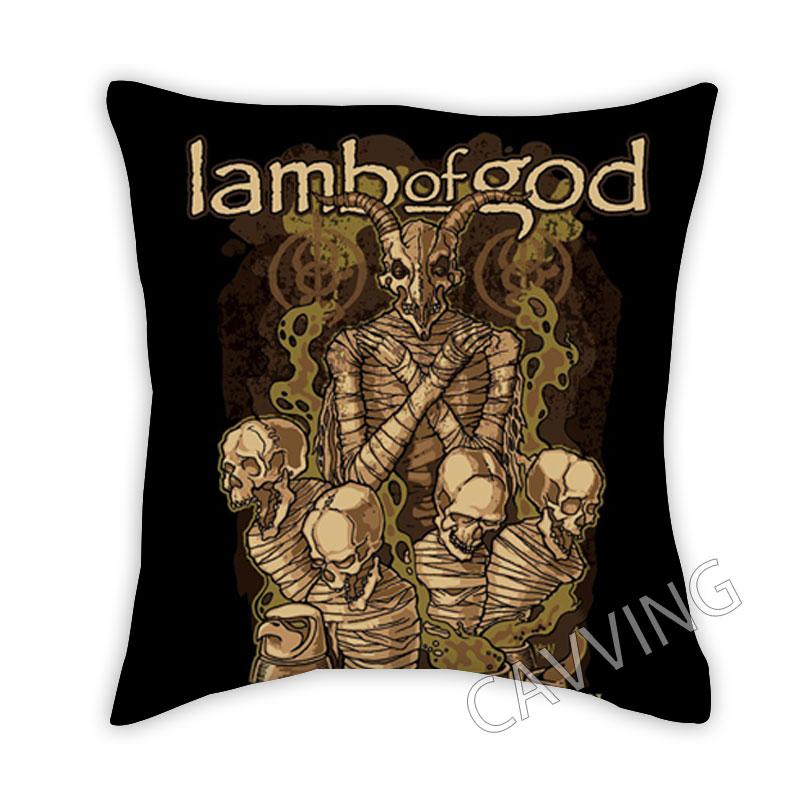 

Агнец Божий 3D-печатные полиэфирные декоративные наволочки Бросок Чехол для подушки Квадратные наволочки на молнии Подарки для фанатов