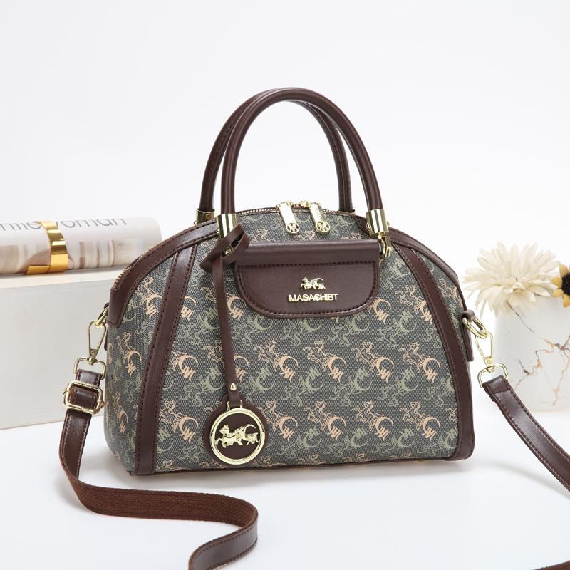 Kissenbeutel 2025 neue Damentasche Damenmode Blumentrend vielseitig große Kapazität Schulter Umhängetasche Damentasche