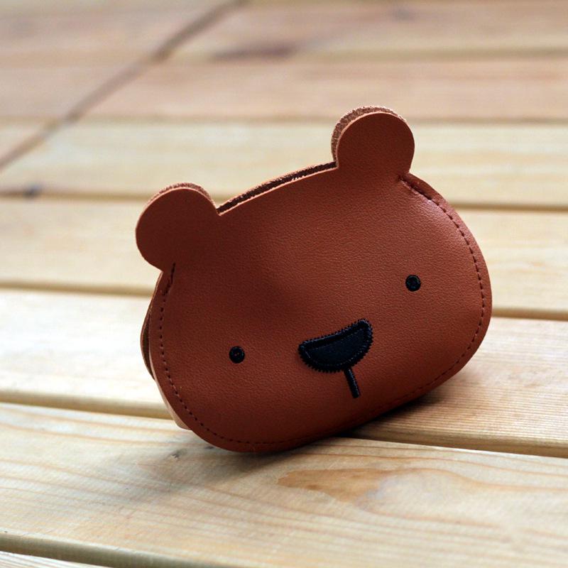 Korean-Style Cartoon Animal PU Crossbody Bag - Cute, Versatile Children's Travel Shoulder Bag