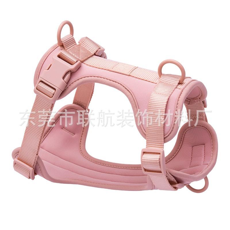 Adjustable No-Pull Dog Harness With Soft Cotton Padding Escape-Proof Chest Strap Small To Large Dogs
