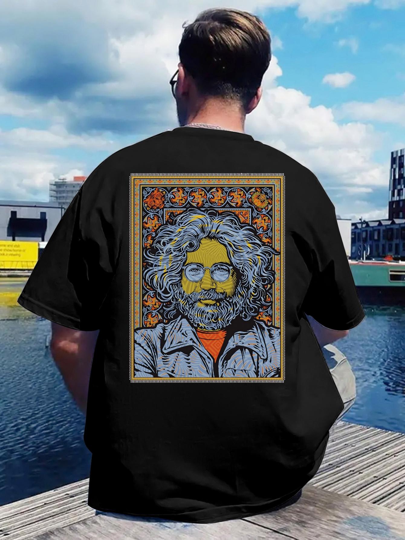 Vintage Rock Band Graphic T-shirt - Back Print Retro Music Tee L