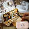 DIY Holzpuppenhäuser Handgefertigt Lustige Schachteltheater Miniaturbox Niedliche Puppenhäuser Bausätze Geschenk Holzspielzeug Für Mädchen