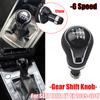 For SEAT IBIZA IV 6j 2009 2010 2011 2012 2013 2014 2015 2016 2017 5 6 Speed Manual Car Shifter Boot Gear Shift Knob Head Lever