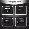 1pc Safety Instrument Tool Box Waterproof Hard Carry Case Bag Tool Case Sponge Protective Tool Storage Box Shockproof Hard Case