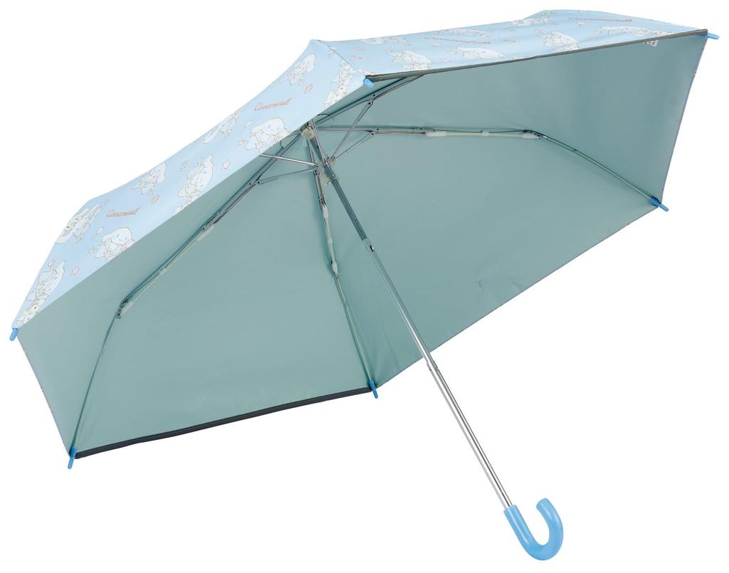Skater Folding Ages Manual Includes Dedicated UV 6 Suitable for Sun and Includes Dedicated Storage Sanrio Cinnamoroll Big Children's Parasol, 50cm,