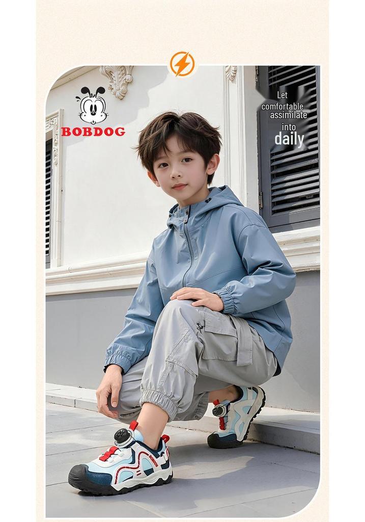 Babudou Girls' Leather Sports Shoes 2026 - Non-slip Autumn/Winter Outdoor Footwear for Kids