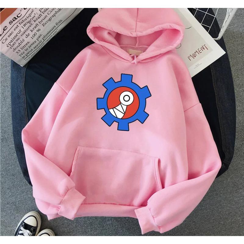 Pánská volná ležérní mikina s kapucí Street Fashion s potiskem