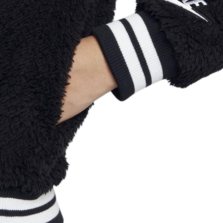 Nike Women's Nsw Sherpa Bomber Jacket Black/White 939389-010