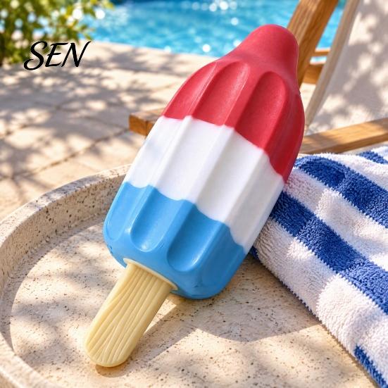 Squishy Toys for Adults Rocket Ice Cream Squeeze Toy, Cute Popsicle Shape Fidget Soft Anxiety Relief Gifts Rebound Stress Ball Relief, Gift Kids Desk