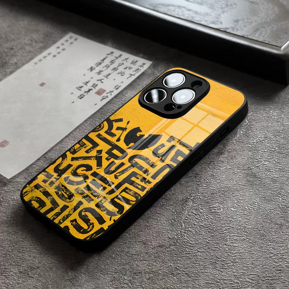 

Чехол для телефона бренда W-Wu Tang для IPhone 17 Pro Max 14 Pro 15 12 11 13 Mini X XR XS 16 Plus SE Стеклянная крышка iPhone13 Pro